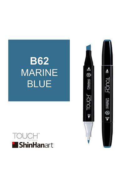 Shinhan Art Art Touch B62 Twin Marker - Marine Blue