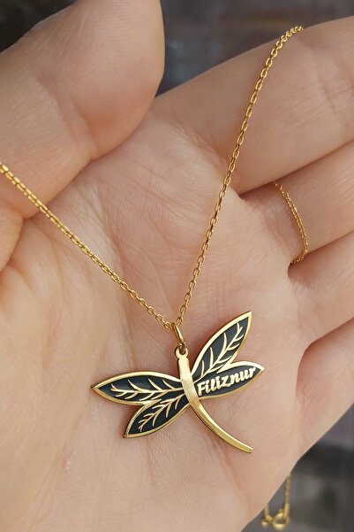 ESFA TAKI 925 Ayar Gümüş 24 Ayar Altın Kaplama Isimli Yusufcuk Kolye