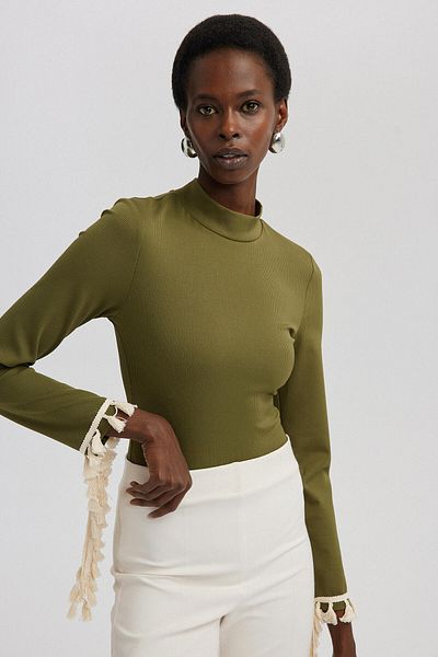 Touché Privé STRICKBODY MIT QUASTENDETAILLIERT