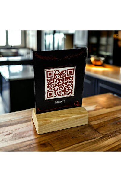 DAGS Yazılım Çam QR Menü Standı 10 Adet
