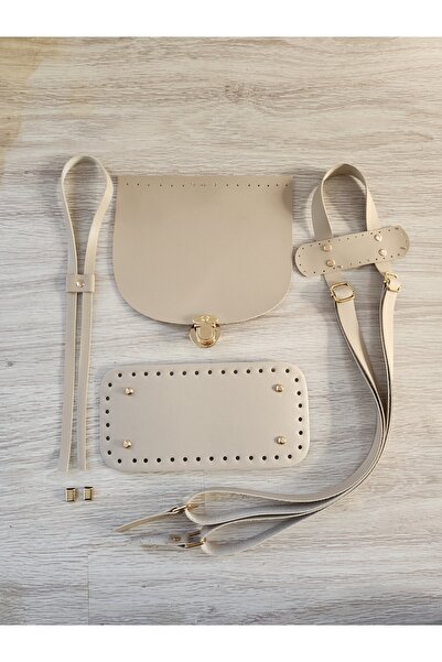 NAZENİN HOBİ AKSESUAR طقم حقيبة ظهر من الجلد المحبوك