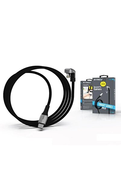 Syrox C132TL Örgülü 30W PD Iphone Hızlı Şarj Kablo