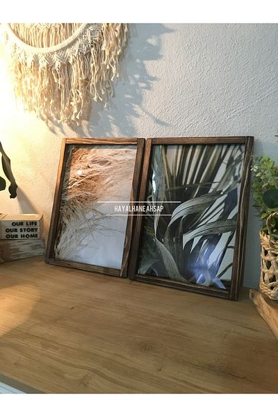 HAYALHANE AHŞAP Комплект за маса с естествен дизайн