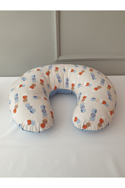 Yuar Baby وسادة الرضاعة الطبيعية باللون الأزرق الداكن