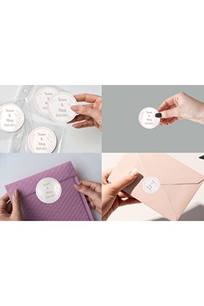 Aysprint Etichetă pentru pachet cadou pentru nuntă, logodna, henna, promisiun...