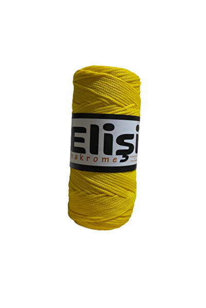 EleganTShoP Ръчно изработена полиестерна макраме прежда за ръчно плетене 200 г