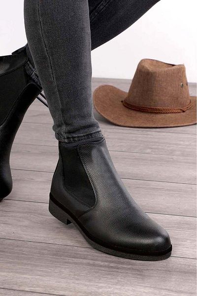 Freemax Unisex Chelsea Boots Guaranteed Product Freemax.30141 Black Black
