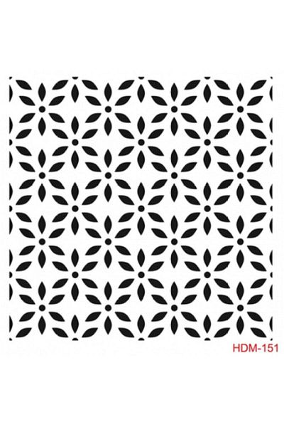Cadence Boya Stencil (template) Home Decor 25*25 Hdm-151