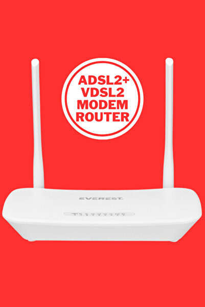 Maybax 2.4GHz 300Mbps Wi-Fi ADSL2+/VDSL2 2x5 dBi Antenli Kablosuz Modem Router