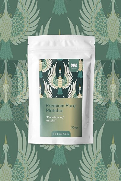 Nice Match Premium Pure Matcha - Premium Saf Matcha 50 Gr