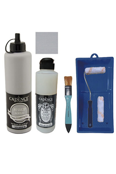 Cadence Mobilya Boyası-Cadence Multisurface H-074 Soğuk Gri 500Ml Ultimate Ve...