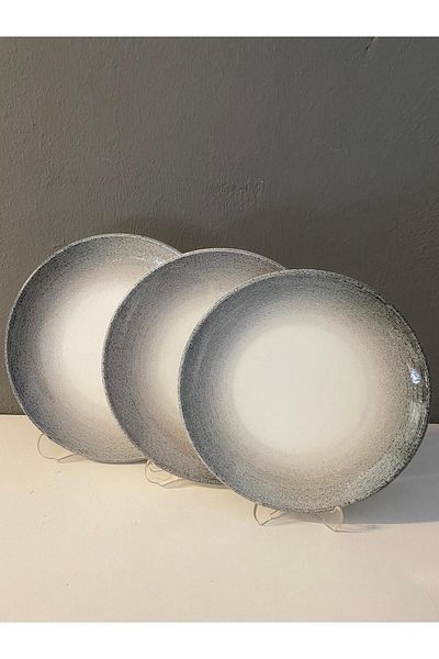 İkram Dünyası Service Presentation Set 3 Pieces 25-23-21 cm