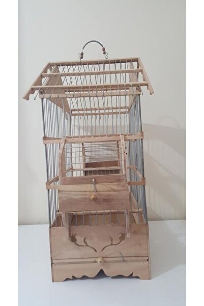 cotanakkafes Çatılı Ahşap Saka Kafesi