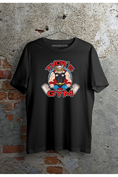 venüsdijital THORS GYM T-SHIRT SA ŠTAMPOM, OBIČAN KROJ