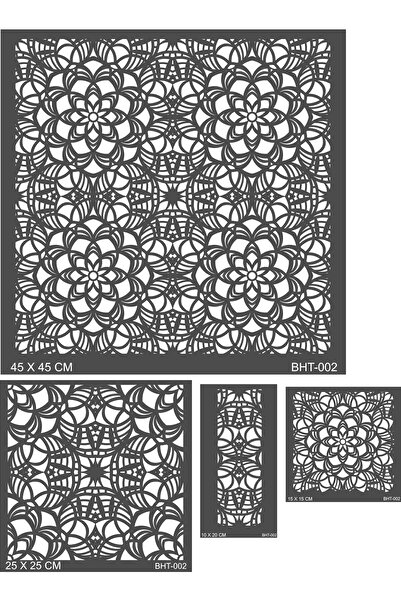 Buhobi Cadence Stencıl Şablon 4'lü Set