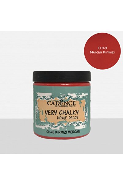 Cadence Boya Cadence Very Chalky Home Decor Ch49 Mercan Kırmızı 500 Ml.