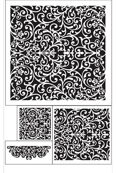 Buhobi Cadence Stencıl Şablon 4'lü Set Model-12