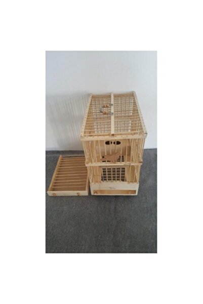 cotanakkafes Ahşap Kafes Saka Kafesi Izgaralı Ayaklı Bambu