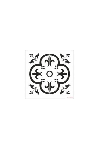 Cadence Boya Cadence Fayans Stencıl Şablon 25+25cm Ehd-182