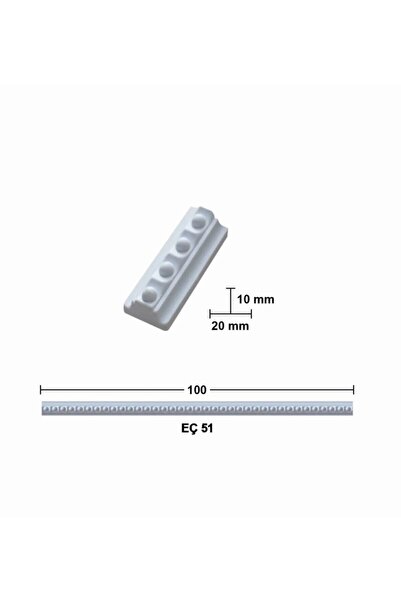 Buhobi Hazır Esnek Mobilya Çıtası 1 Metre Eç-51