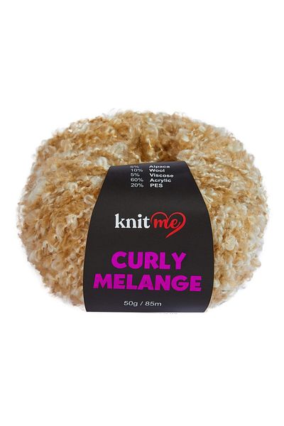 knitme 10 Κομμάτια Πλεκτό Curly Melange KCM52