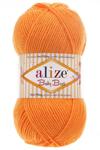 Alize 5 Pieces Baby Best Anti-piling Baby Hand Knitting Yarn Orange 336