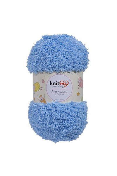 knitme 709 Blue Knit Me Mother's Lamb - 5 Κομμάτια Πλεκτό Χειροποίητο Σχοινί