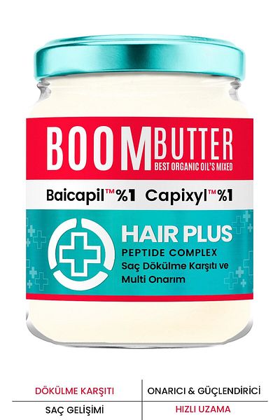 BOOM BUTTER Plus Anti-Shedding 1% Baicapil 1% Capixyl Nourishing Hair Care Oil 190 ml