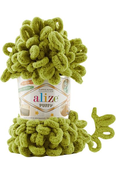 Alize Βρεφική κουβέρτα 6 τεμαχίων Puffy Pistachio Green 90x90
