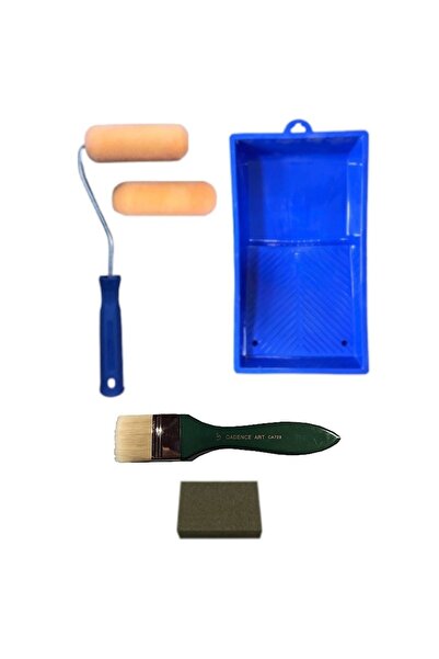 Buhobi Cadence Boya Kadife Kaplı Iz Bırakmayan Rulo Fırça Seti 6 Parça