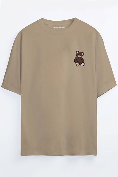 Harmandar Μπλουζάκι Unisex Oversize με στάμπα αρκουδάκι