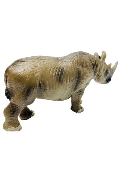 toysandmore Rhino Toy Soft Soft Meat Material 19 Cm