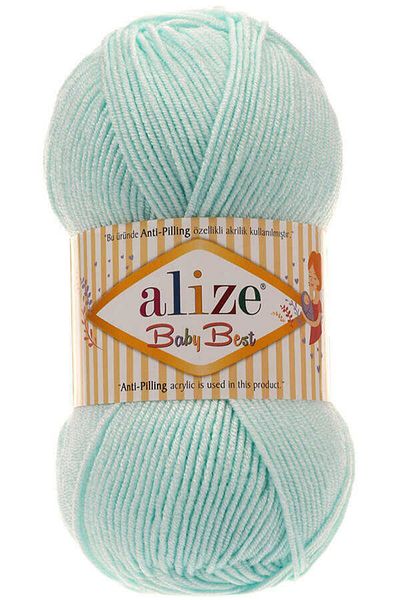Alize 5 τεμάχια Baby Best Anti-pilling Βαμβακερό Νήμα Πλεξίματος Χρώματος Γαλάζιο 19