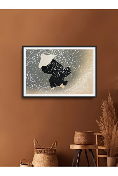 HOMEPACK Tekli Çerçeveli Yatay Tablo Modern Poster Tablo TK/429