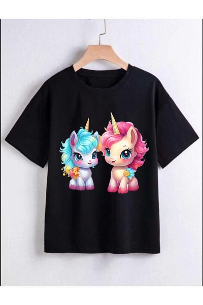 Pisa Art tricou pentru copii cu imprimeu unicorn