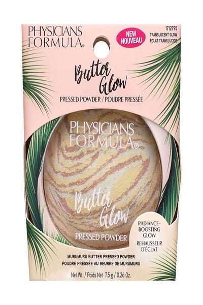 Physicians Formula Butter Glow Baked Powder Pressed Powder, Translucent Glow, Natural Glow High Pigmented Face Powder
