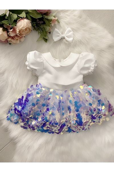 İlknur Karaca Design Φόρεμα γενεθλίων White Mermaid