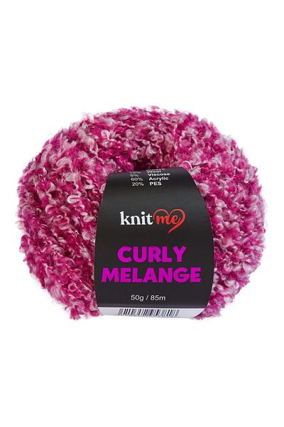knitme 10 Κομμάτια Πλεκτό Curly Melange KCM53