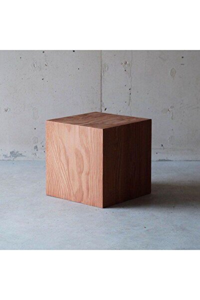 Sinem Şahin Mimarlık Ahşap Küp Sehpa
