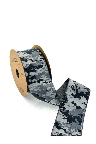 FANTASTIC KURDELE PANGĂ BORDURĂ ȚESĂTĂ CU MODEL DE CAMUFLAJ (5cm LĂȚime - 10mt LUNGIME)