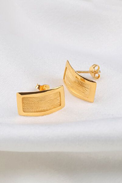 BlackSea Trabzon Hasırı 3 sıra Klipsli Küpe