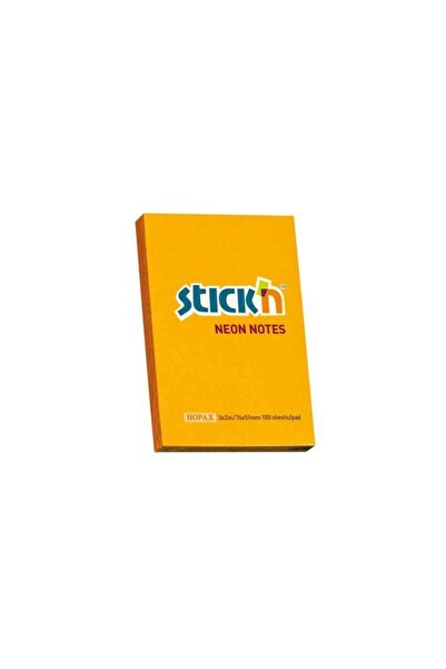 Gıpta Stıckn Not Kağ. Neon Turuncu 76x127mm 100y