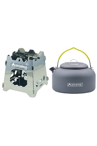 Orcamp Kamp Çaydanlık Ve Ateş Kutusu 2'li Set