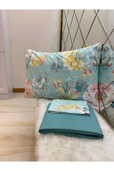 Özcan Ev Tekstil Σετ μαξιλαριών Elastic Sheet Ranforce 100% βαμβάκι