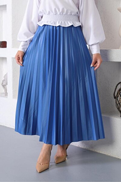 benguen 4538 Elastická skladaná hidžábová sukňa Saks