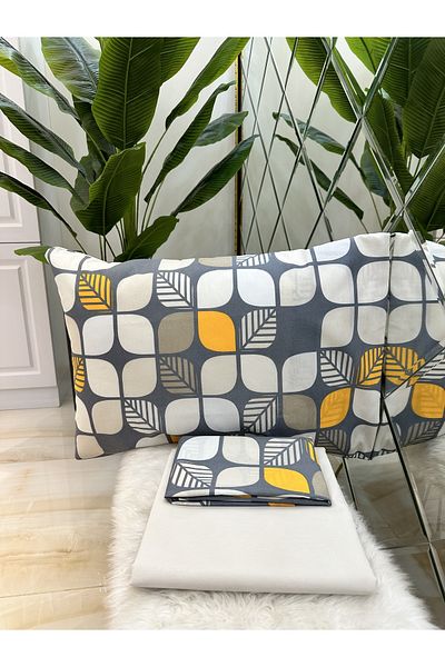 micoton Life Double Sheet Pillow Set Stone