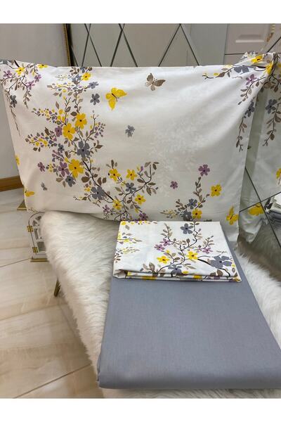 Özcan Ev Tekstil Ranforce Double Sheet Pillow Set Cotton