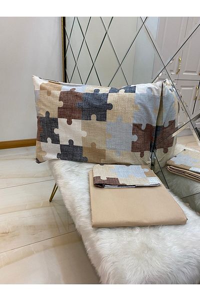 Özcan Ev Tekstil Ranforce Single Sheet Pillow Set 100% Cotton