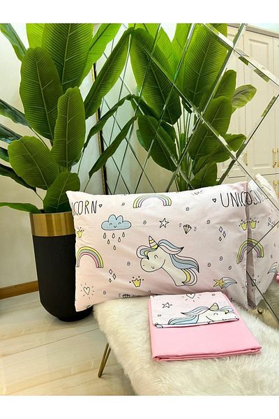 Özcan Ev Tekstil Ranforce Single Sheet Pillow Set