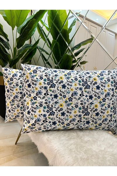 Özcan Ev Tekstil Gold Pillow Case Set of 2 100% Cotton